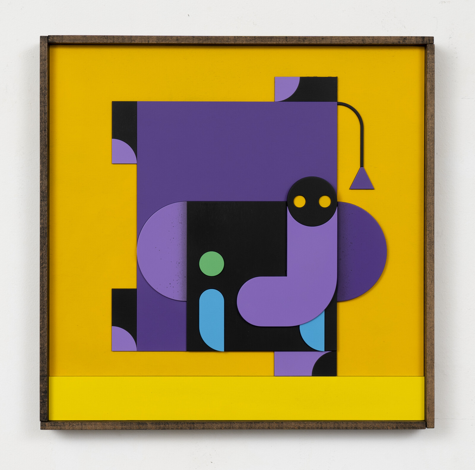 ELEFANT MACHT HANDSTAND (orange/blau)