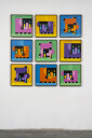 ELEFANT KIND (orange/blau)