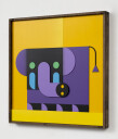 ELEFANT KIND (lila/gelb)
