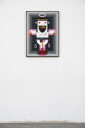 JESUS (weiss auf pinkem Kreuz)