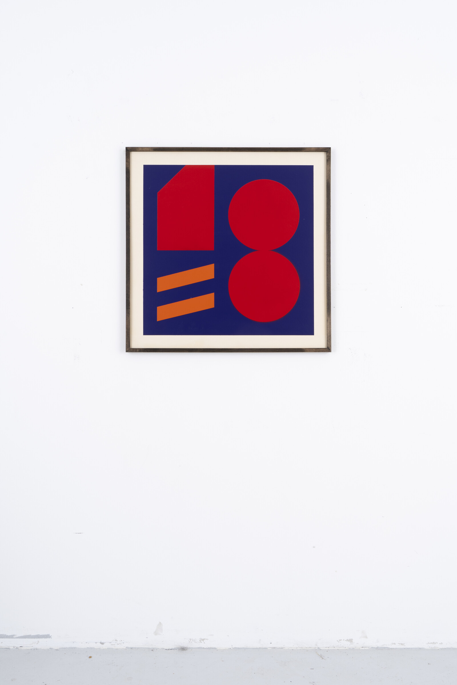 100 (auf violettem Grund)